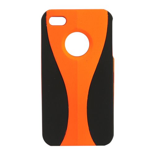 Capa para iPhone 4S (Laranja e Preto)